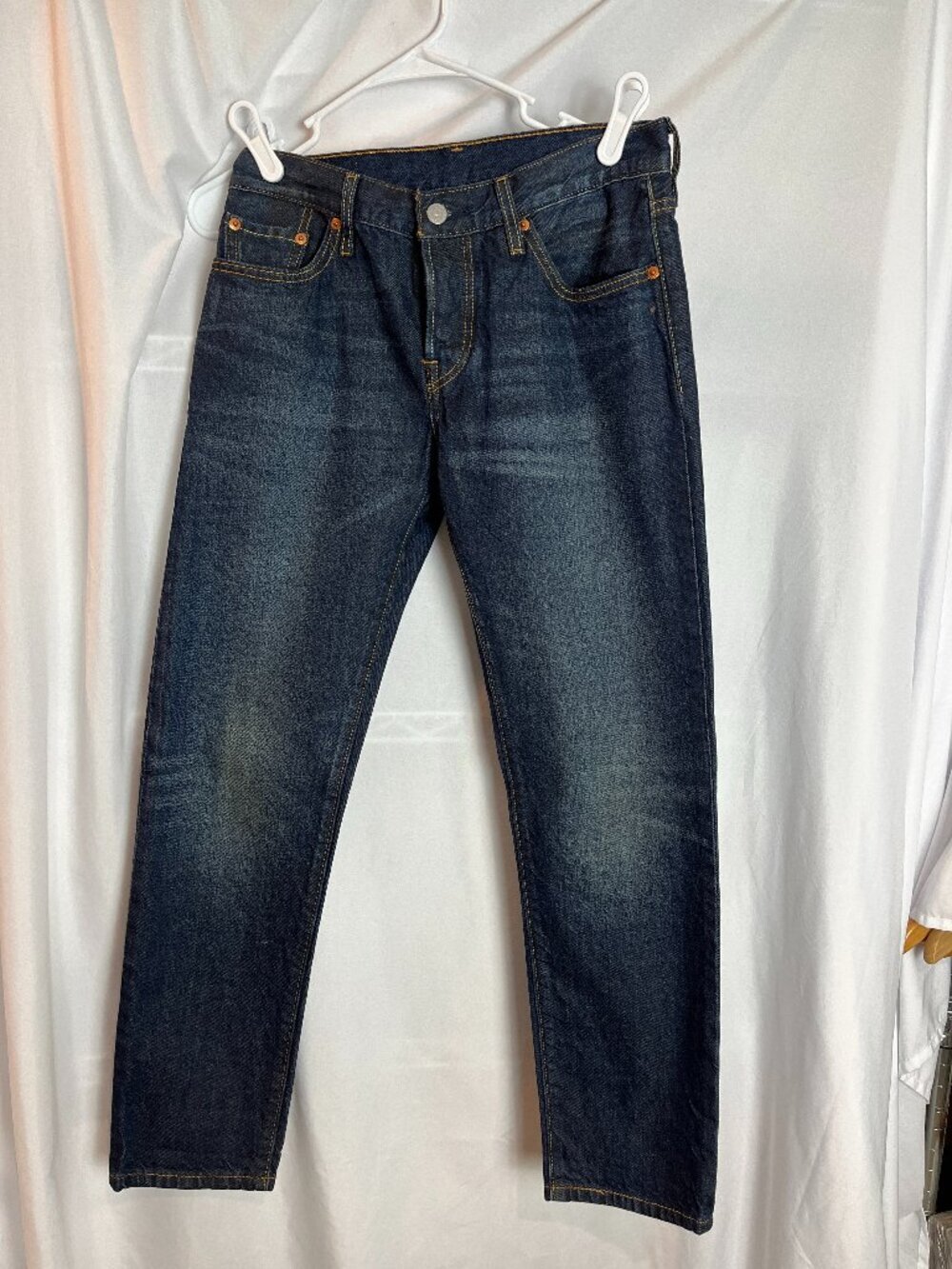 Women's Levi's 501 button fly Taper Straight Jeans Size 24 x 32